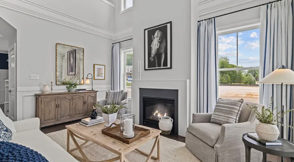 model home in quarterpath